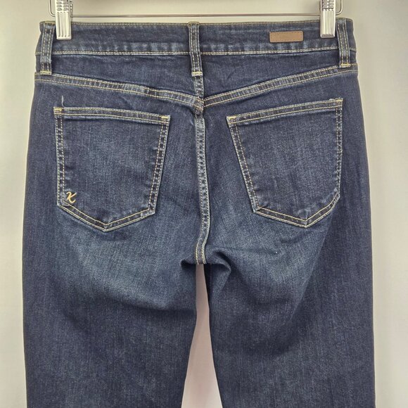 Kut From The Kloth Diana Kurvy Skinny Jeans Size 4 Dark Wash - Picture 5 of 13